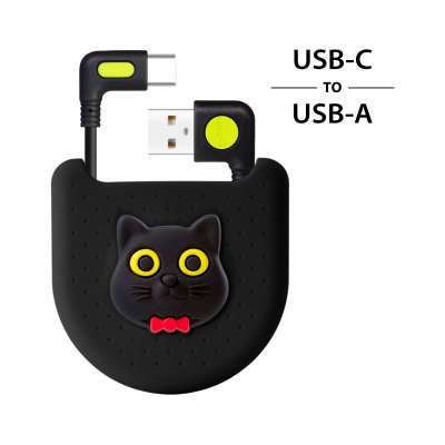 L型轉角傳輸充電線收納組 - USB-C