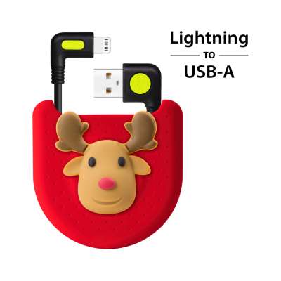 L型轉角傳輸充電線收納組 - Lightning