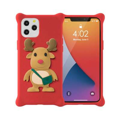 iPhone 12 系列手機殼 - 公仔泡泡保護套